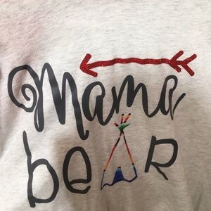 Mama Bear Womens Long Sleeve